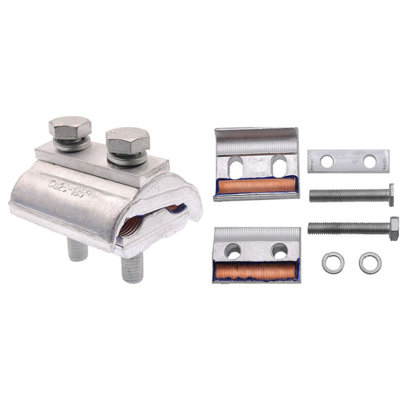 Cobre de aluminio de la abrazadera serie-paralela del surco de CAPG bimetálico