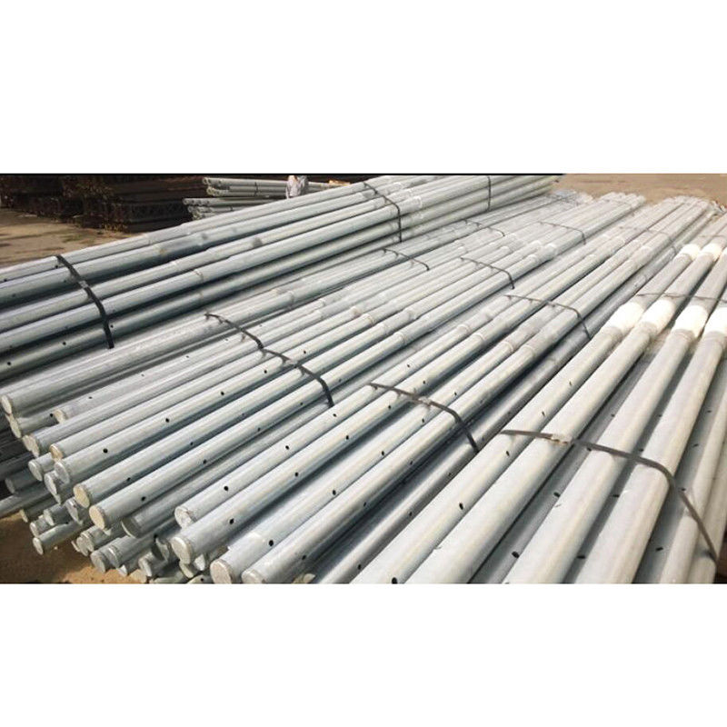 Corriente eléctrica tubular de acero estampada de poste el 16M Hot Dip For