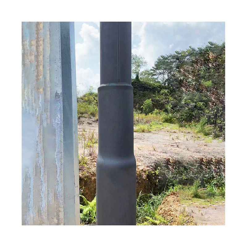 Corriente eléctrica tubular de acero estampada de poste el 16M Hot Dip For