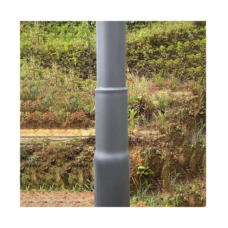 Corriente eléctrica tubular de acero estampada de poste el 16M Hot Dip For