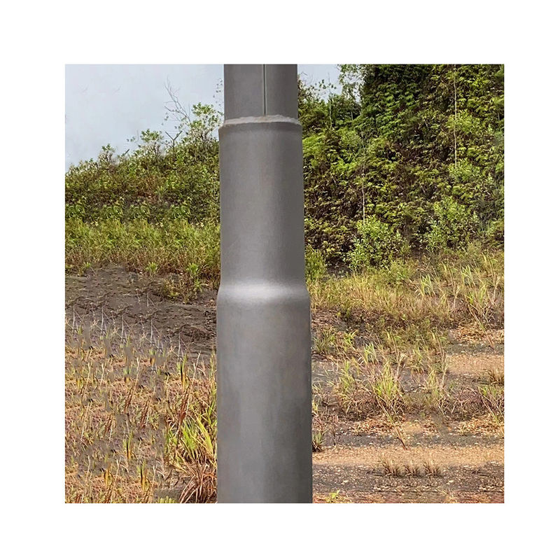 Corriente eléctrica tubular de acero estampada de poste el 16M Hot Dip For